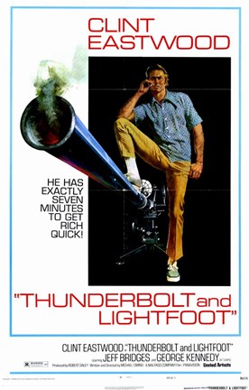 Framed Thunderbolt and Lightfoot Clint Eastwood Print