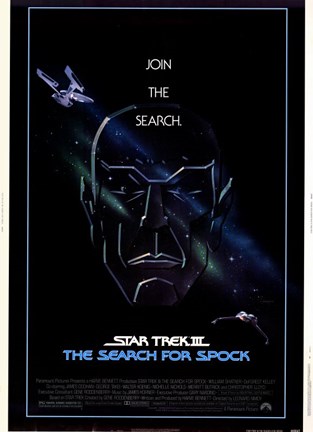Framed Star Trek 3: The Search for Spock Print