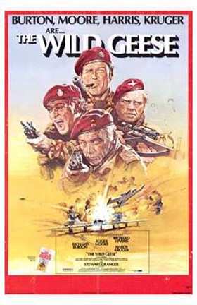 Framed Wild Geese (movie poster) Print