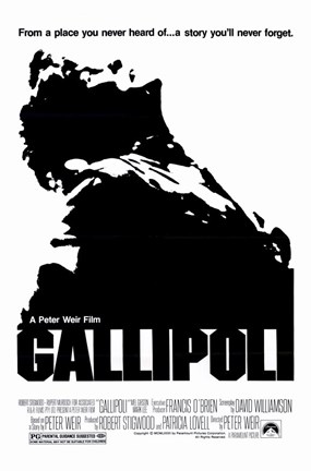 Framed Gallipoli - black and white Print