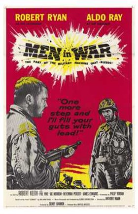 Framed Men in War Print