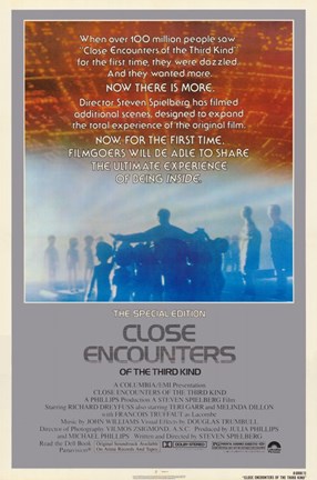 Framed Close Encounters of the Third Kind Aliens Print