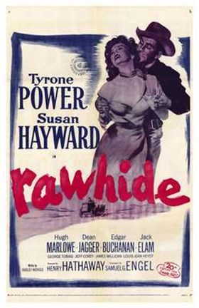 Framed Rawhide Print