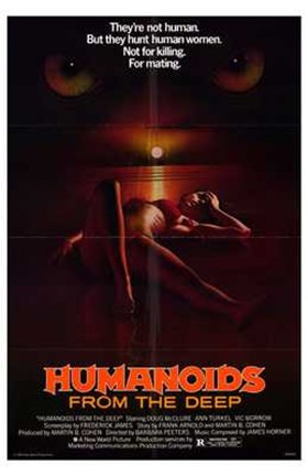 Framed Humanoids from the Deep, c.1980 Print