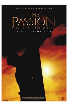 Framed Passion of the Christ - A Mel Gibson Film Print