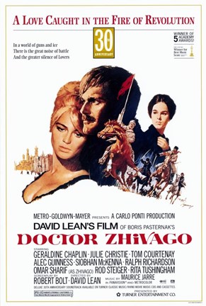 Framed Doctor Zhivago - A love caught in the fire of revolution Print