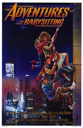 Framed Adventures in Babysitting Print