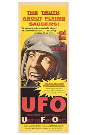 Framed Unidentified Flying Objects: The True Story Print