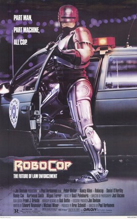 Framed Robocop Print