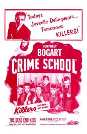 Framed Crime School Print