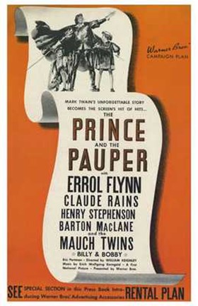 Framed Prince and the Pauper Print