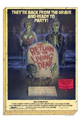 Framed Return of the Living Dead Print