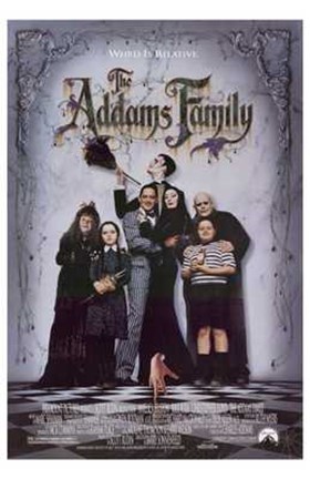 Framed Addams Family Print