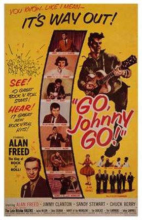 Framed Go  Johnny  Go! Print