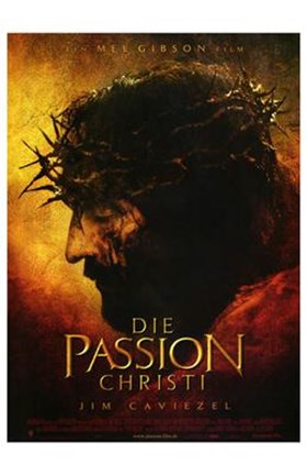 Framed Passion of the Christ - German Print