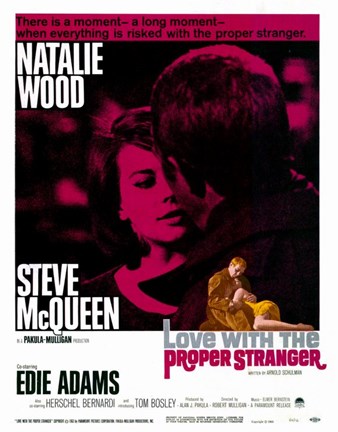 Framed Love with the Proper Stranger - Steve McQueen Print