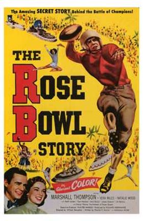 Framed Rose Bowl Story Print