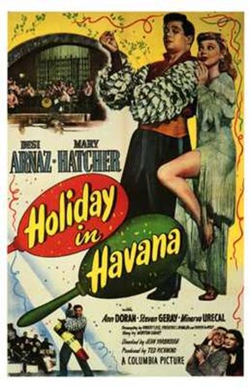 Framed Holiday in Havana Print