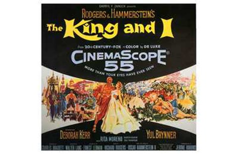 Framed King and I - square Print