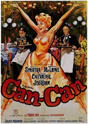 Framed Can Can Starring Shirley MacLaine Print