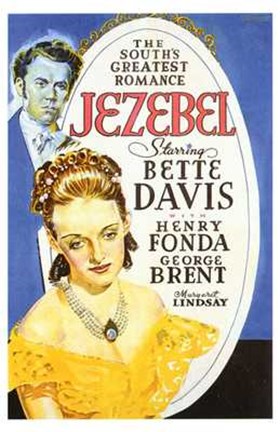 Framed Jezebel - Bette Davis Print