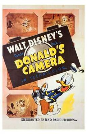 Framed Donald&#39;s Camera Print