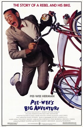 Framed Pee-Wee&#39;s Big Adventure Print