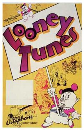 Framed Looney Tunes Porky Pig Print