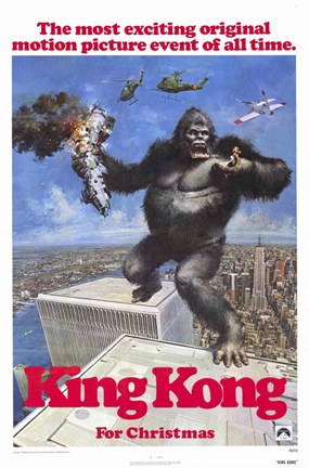 Framed King Kong for Christmas Print
