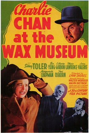 Framed Charlie Chan At the Wax Museum Print