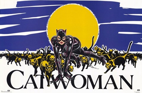 Batman Returns Catwoman Comic Poster by Unknown at 