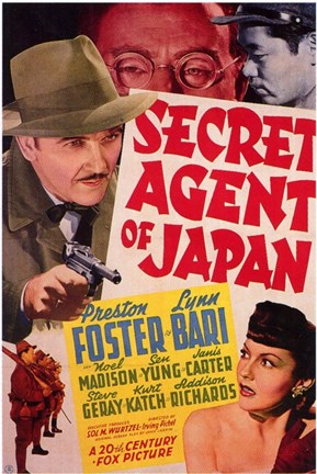 Framed Secret Agent of Japan Print