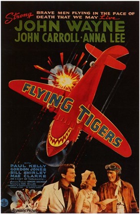 Framed Flying Tigers Print