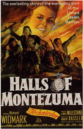 Framed Halls of Montezuma Print