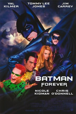 Framed Batman Forever Cast Print