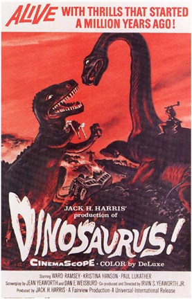 Framed Dinosaurus Print