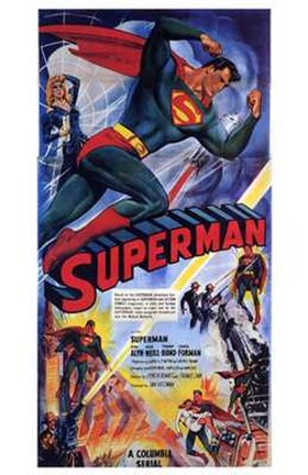 Framed Superman Comic Print