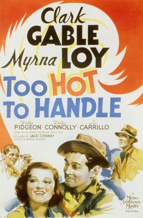 Framed Too Hot to Handle (movie poster) Print