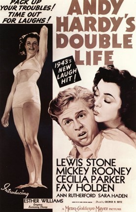 Framed Andy Hardy&#39;s Double Life Print