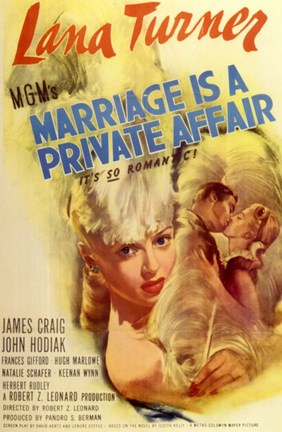 Framed Marriage is a Private Affair Print