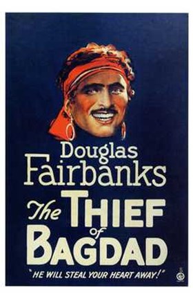 Framed Thief of Bagdad Douglas Fairbanks Print