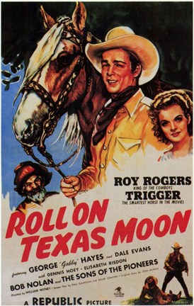 Framed Roll on Texas Moon Print