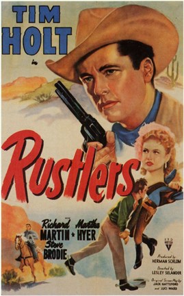 Framed Rustlers Print