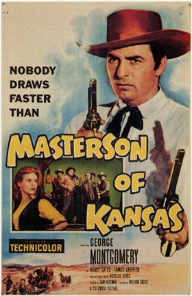 Framed Masterson of Kansas Print