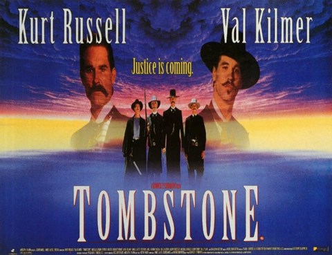 Framed Tombstone Movie Print