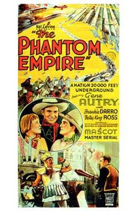 Framed Phantom Empire Gene Autry Print