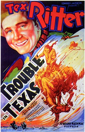Framed Trouble in Texas Print