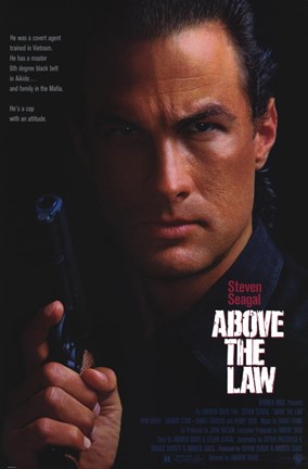Framed Above the Law Movie Poster Print