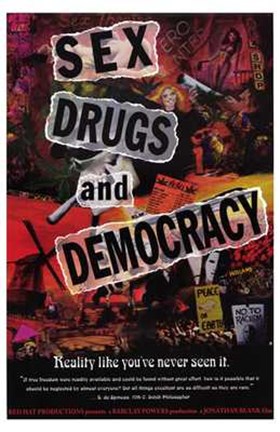 Framed Sex  Drugs and Democracy Print