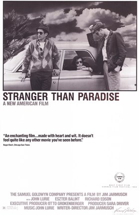 Framed Stranger Than Paradise Film Print